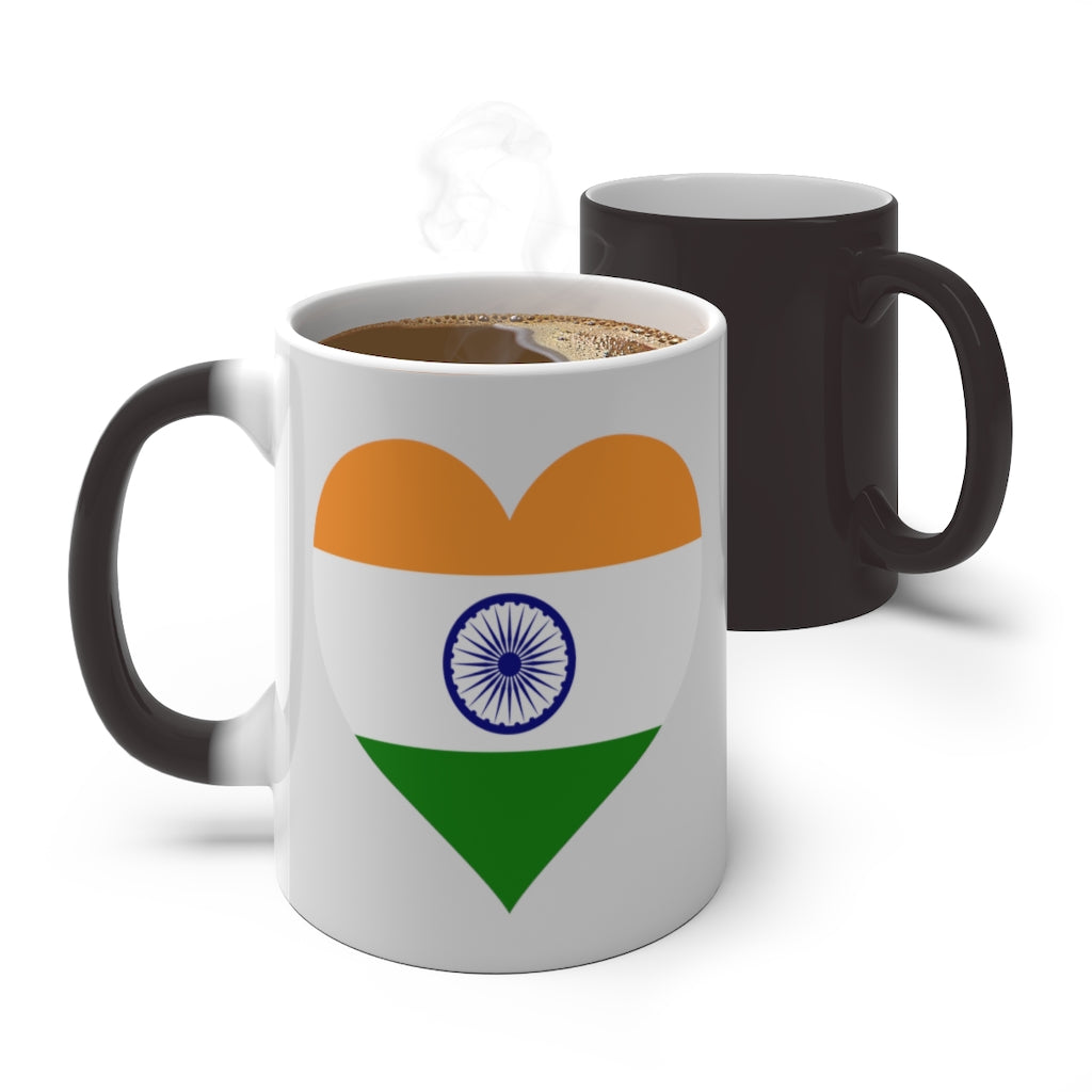 India Heart Color Changing Mug