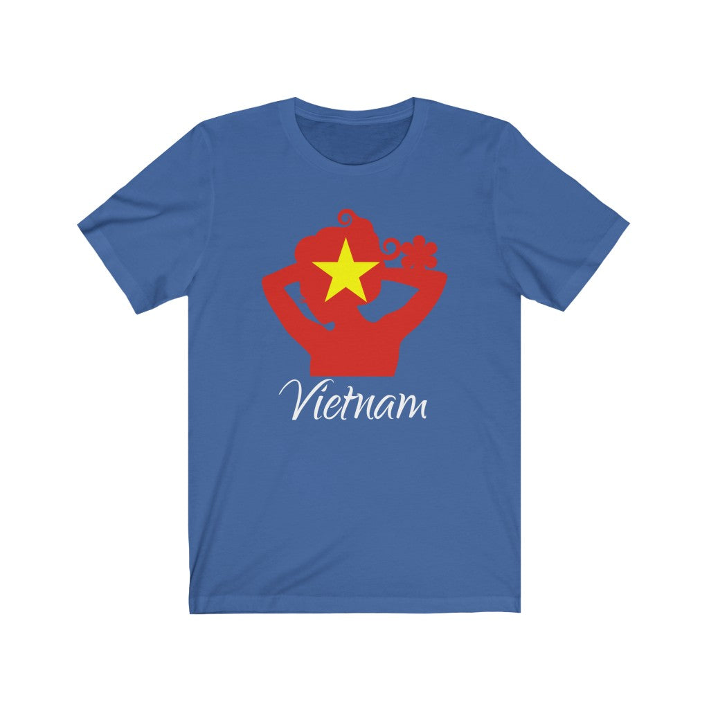 Vietnam Lady Flag Premium Tee 2 - Unisex