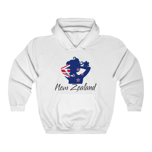 New Zealand Lady Flag Hoodie Sweatshirt 1 - Unisex