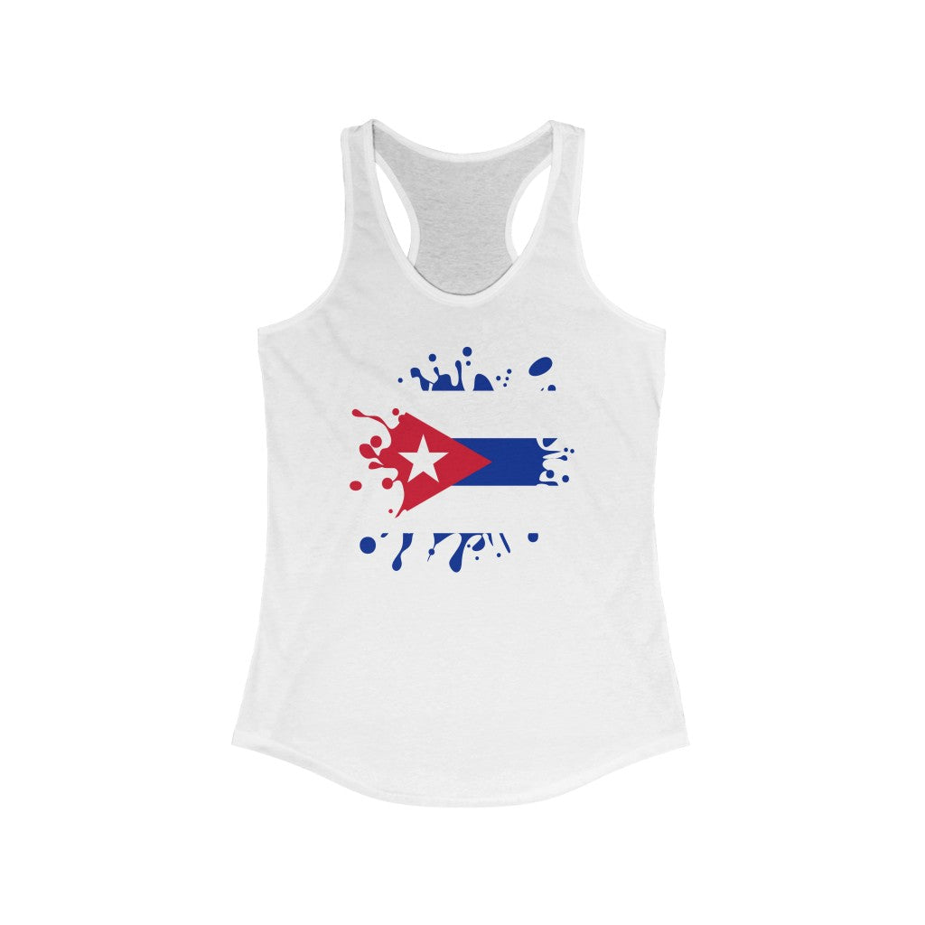 Cuba Splat Flag Tank - Women