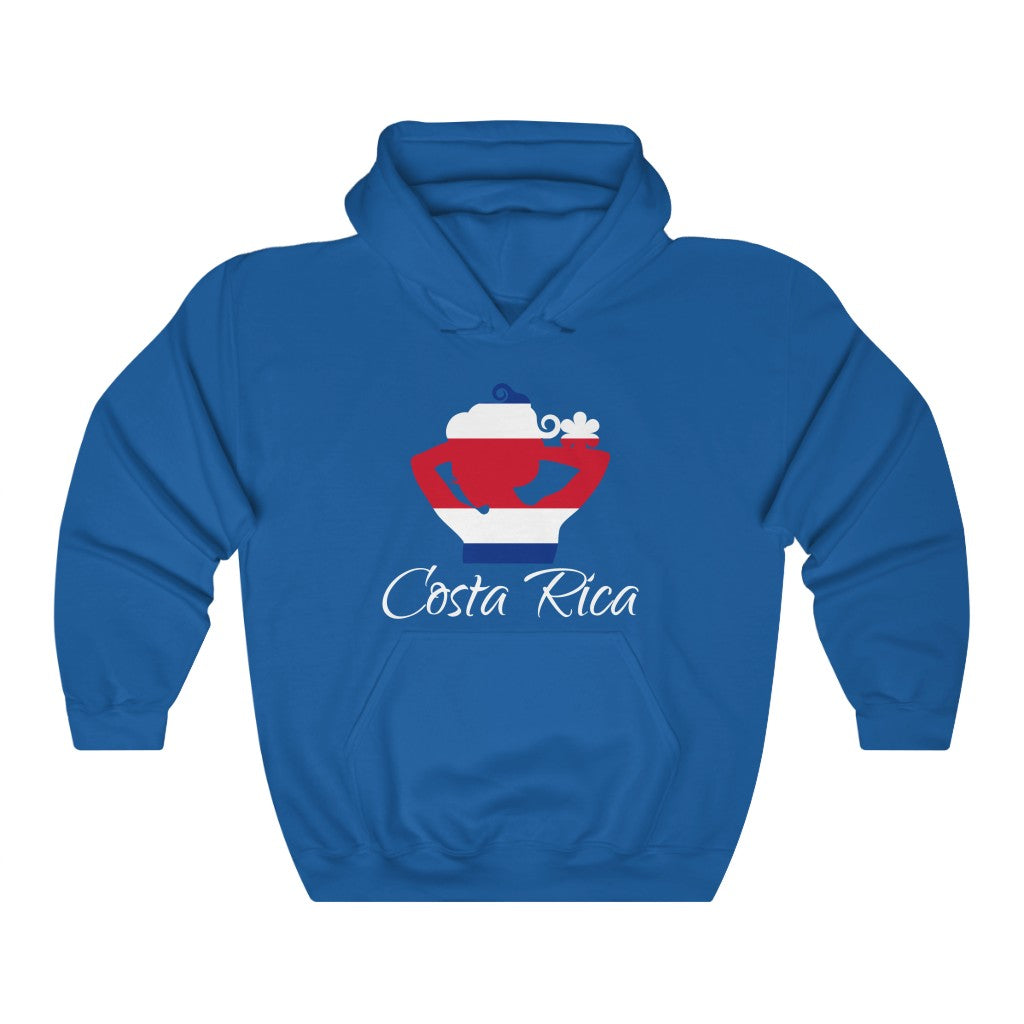Costa Rica Lady Flag Hoodie Sweatshirt 2 - Unisex