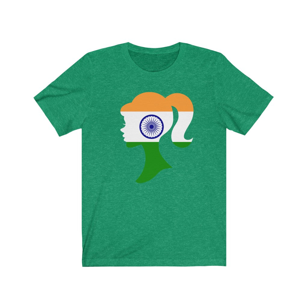 India Girl Flag Premium Tee - Unisex