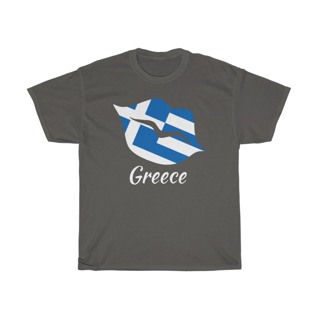 Greece Lips Flag Standard Tee 2 - Unisex