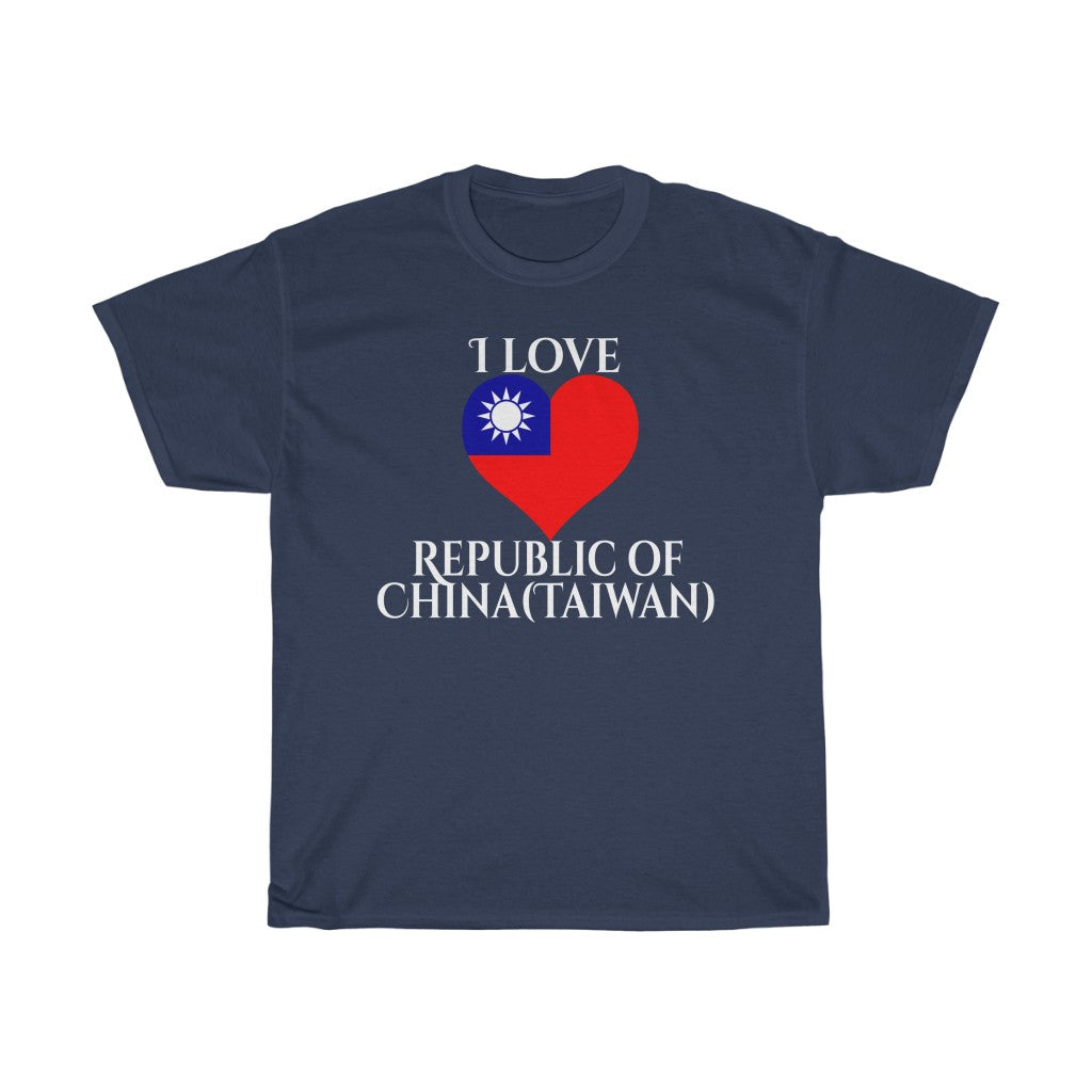 Republic of China - Taiwan Heart Flag Standard Tee 2 - Unisex