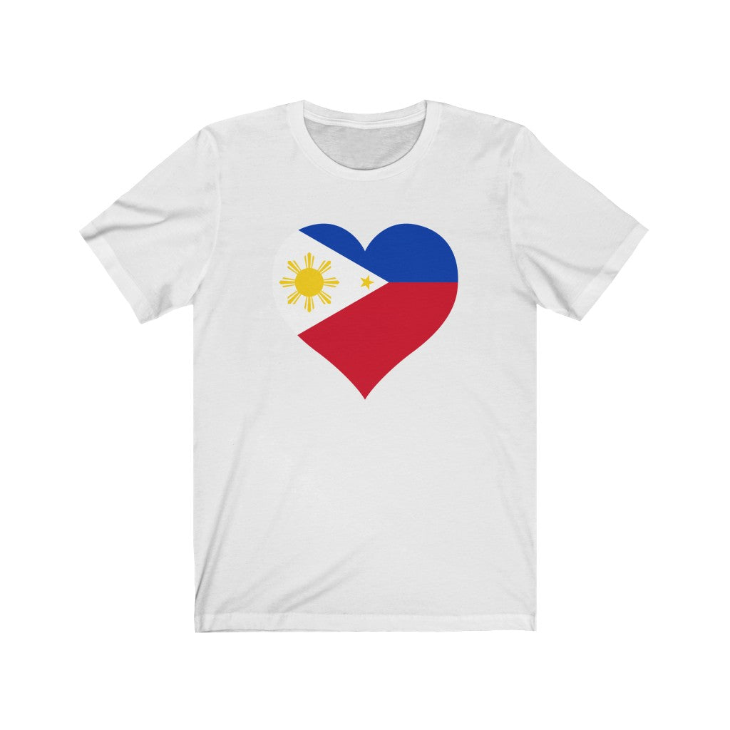 Philippines Heart Flag Premium Tee - Unisex