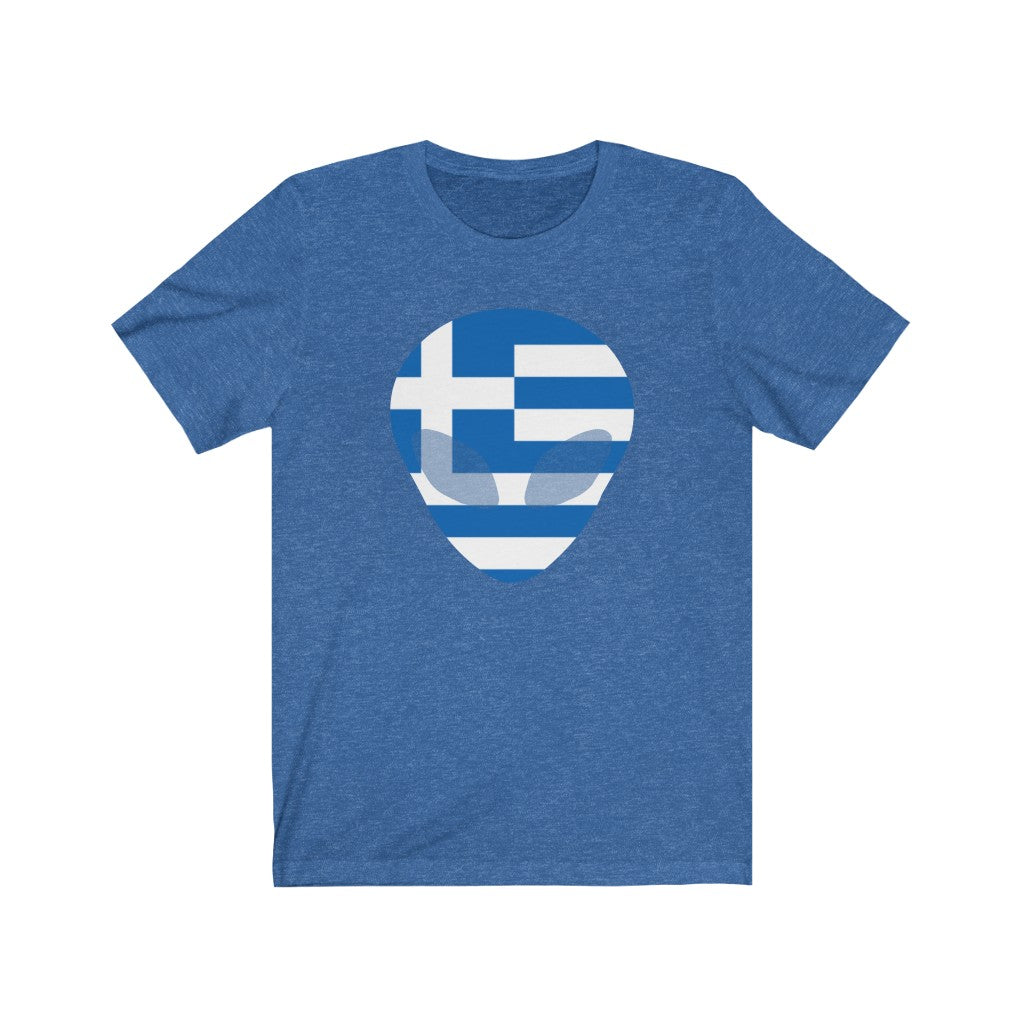 Greece Alien Flag Premium Tee - Unisex