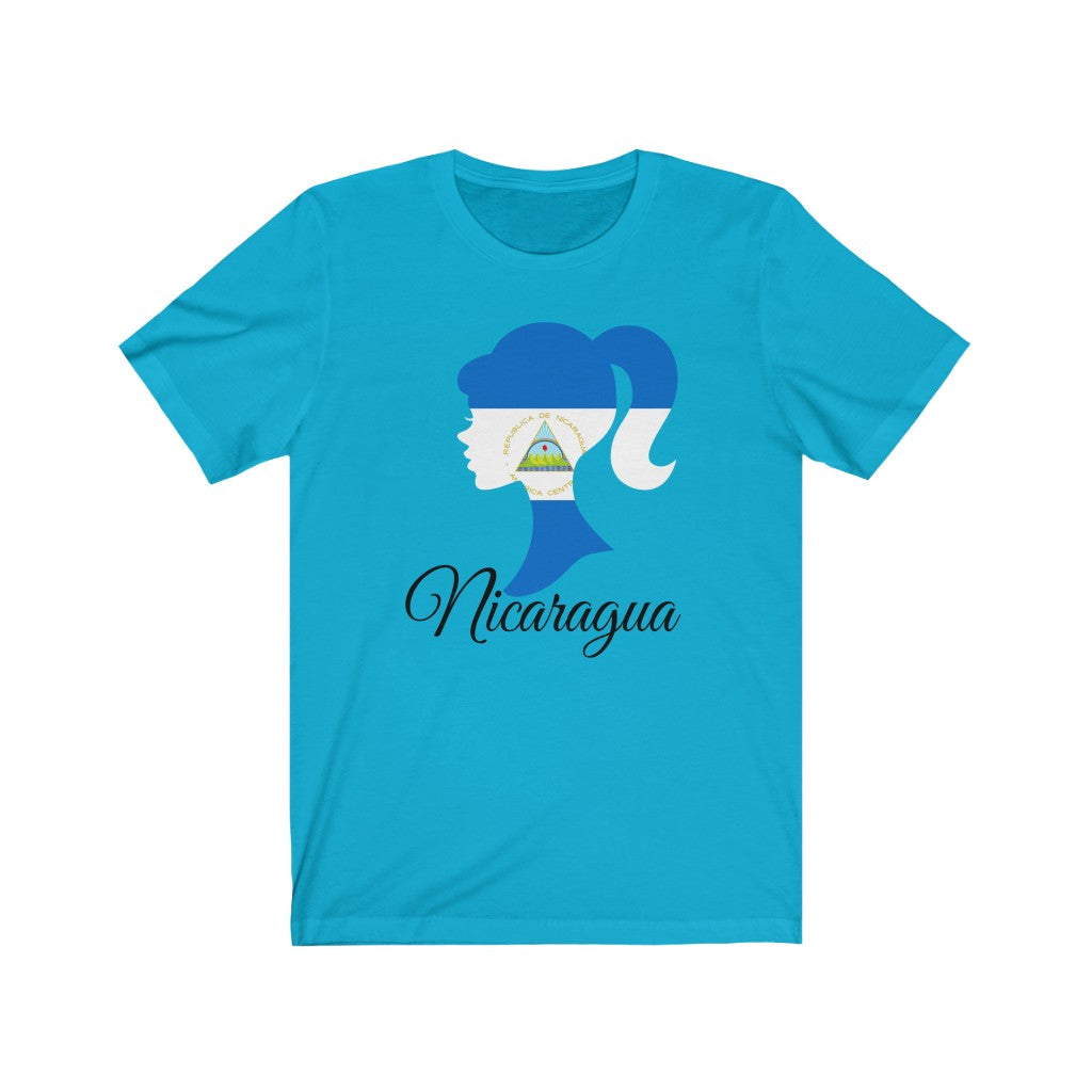 Nicaragua Girl Flag Premium Tee 1 - Unisex
