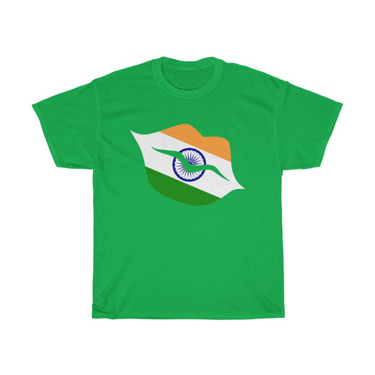 India Lips Flag Standard Tee - Unisex