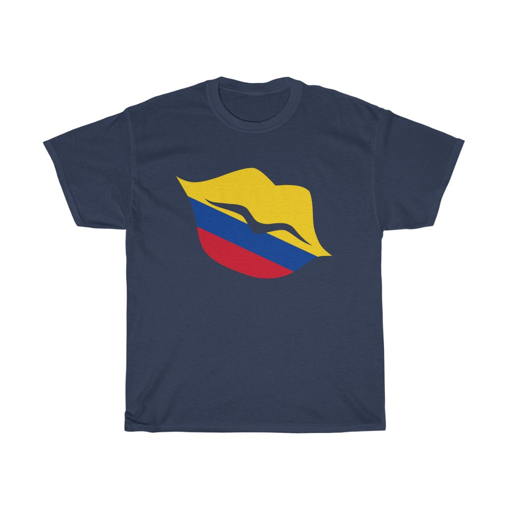 Colombia Lips Flag Standard Tee - Unisex