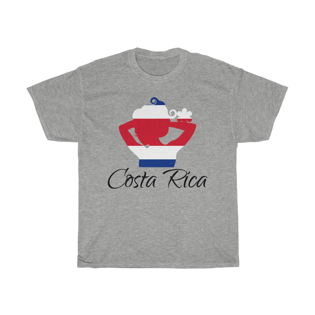Costa Rica Lady Flag Standard Tee 1 - Unisex