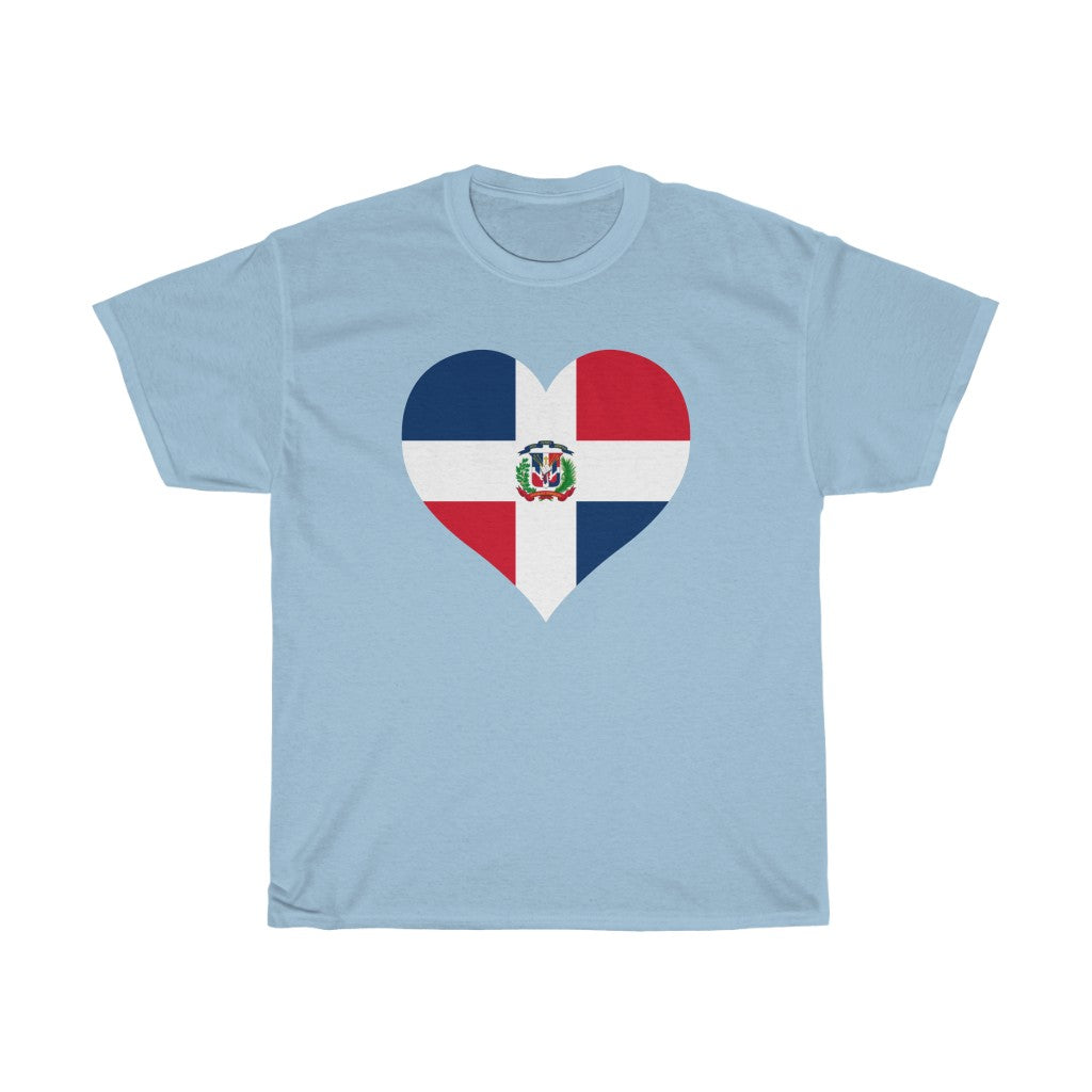 Dominican Republic Heart Flag Standard Tee - Unisex