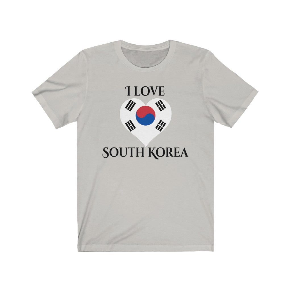 South Korea Heart Flag Premium Tee 1 - Unisex