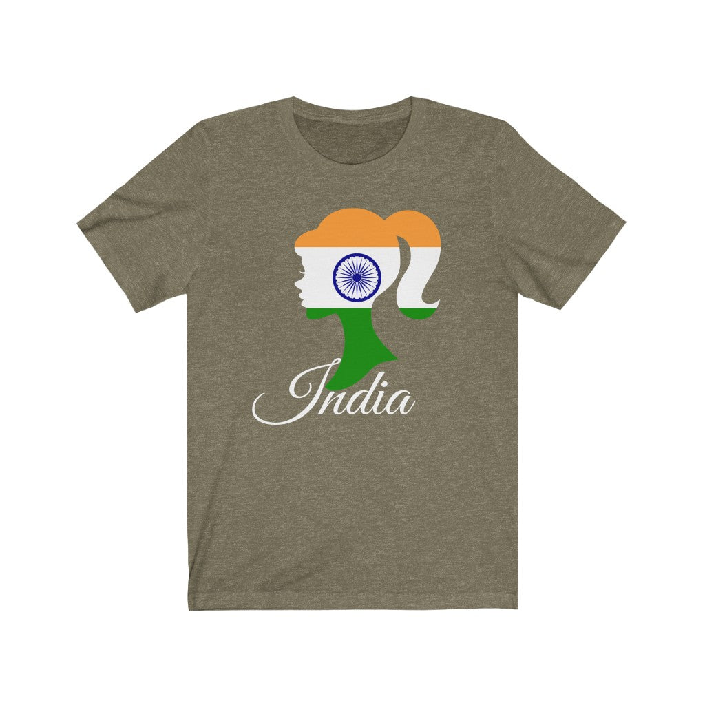 India Girl Flag Premium Tee 2 - Unisex