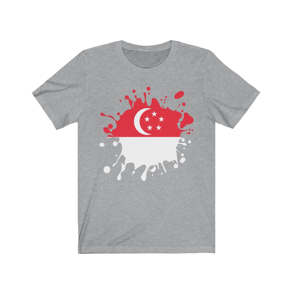 Singapore Splat Flag Premium Tee - Unisex