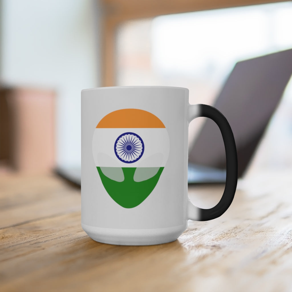 India Alien Color Changing Mug