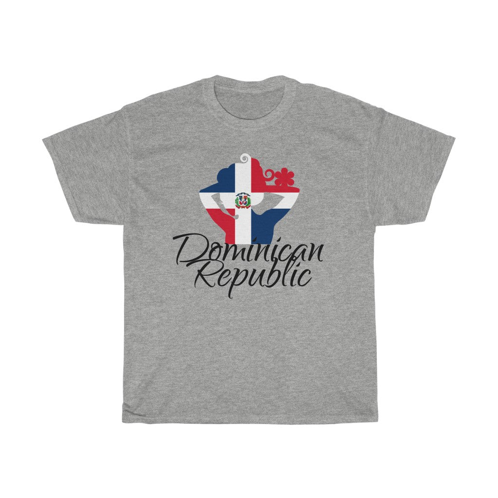 Dominican Republic Lady Flag Standard Tee 3 - Unisex