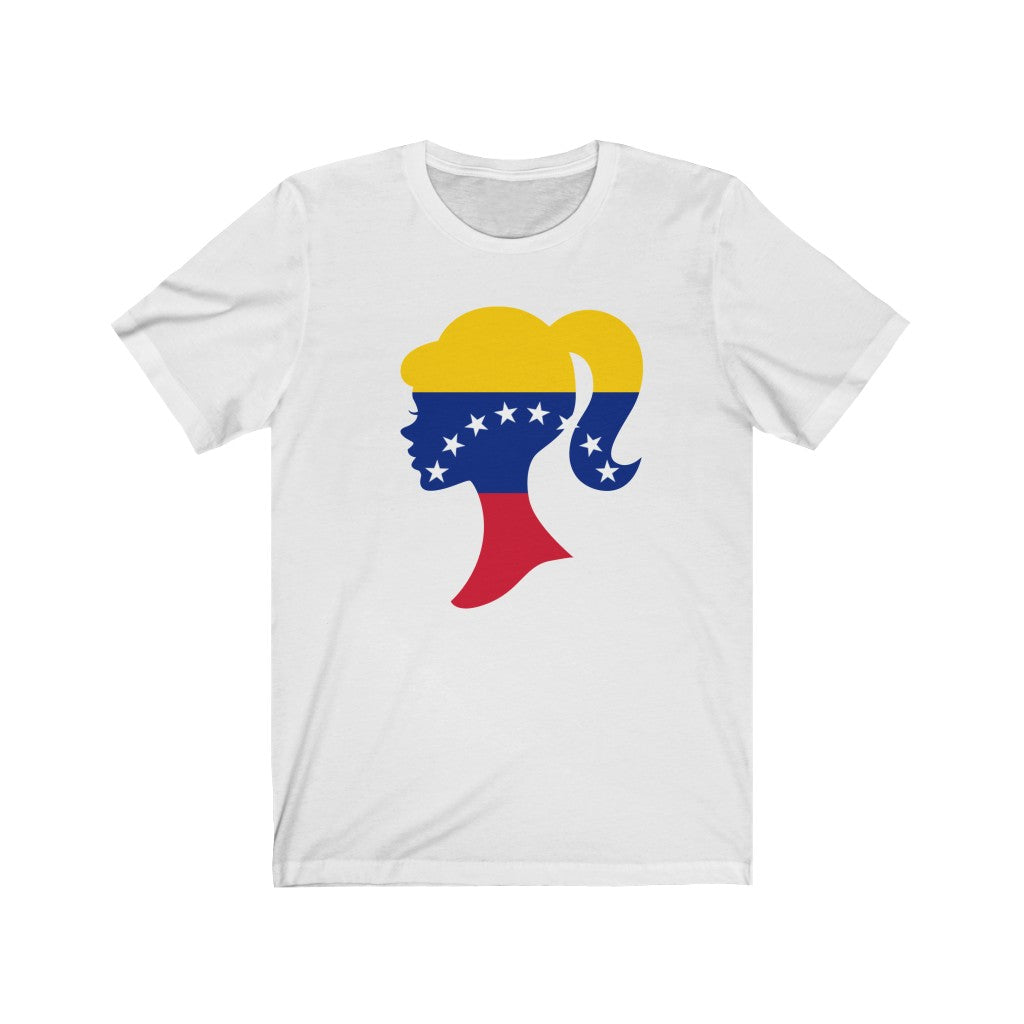 Venezuela Girl Flag Premium Tee - Unisex