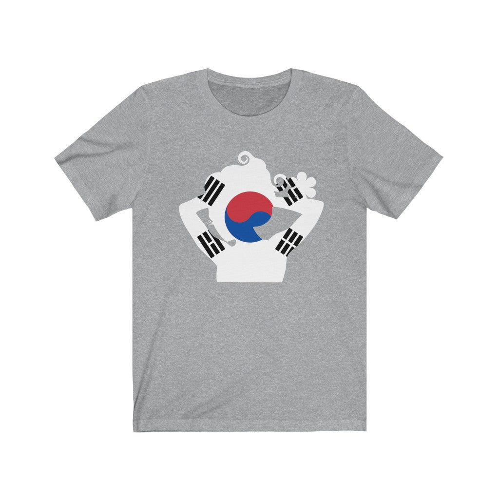 South Korea Lady Flag Premium Tee - Unisex