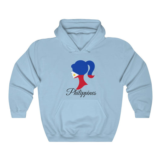 Philippines Girl Flag Hoodie Sweatshirt 1 - Unisex