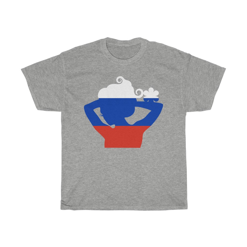 Russia Lady Flag Standard Tee - Unisex