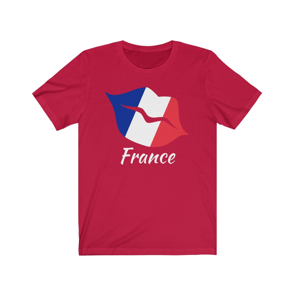 France Lips Flag Premium Tee 2 - Unisex