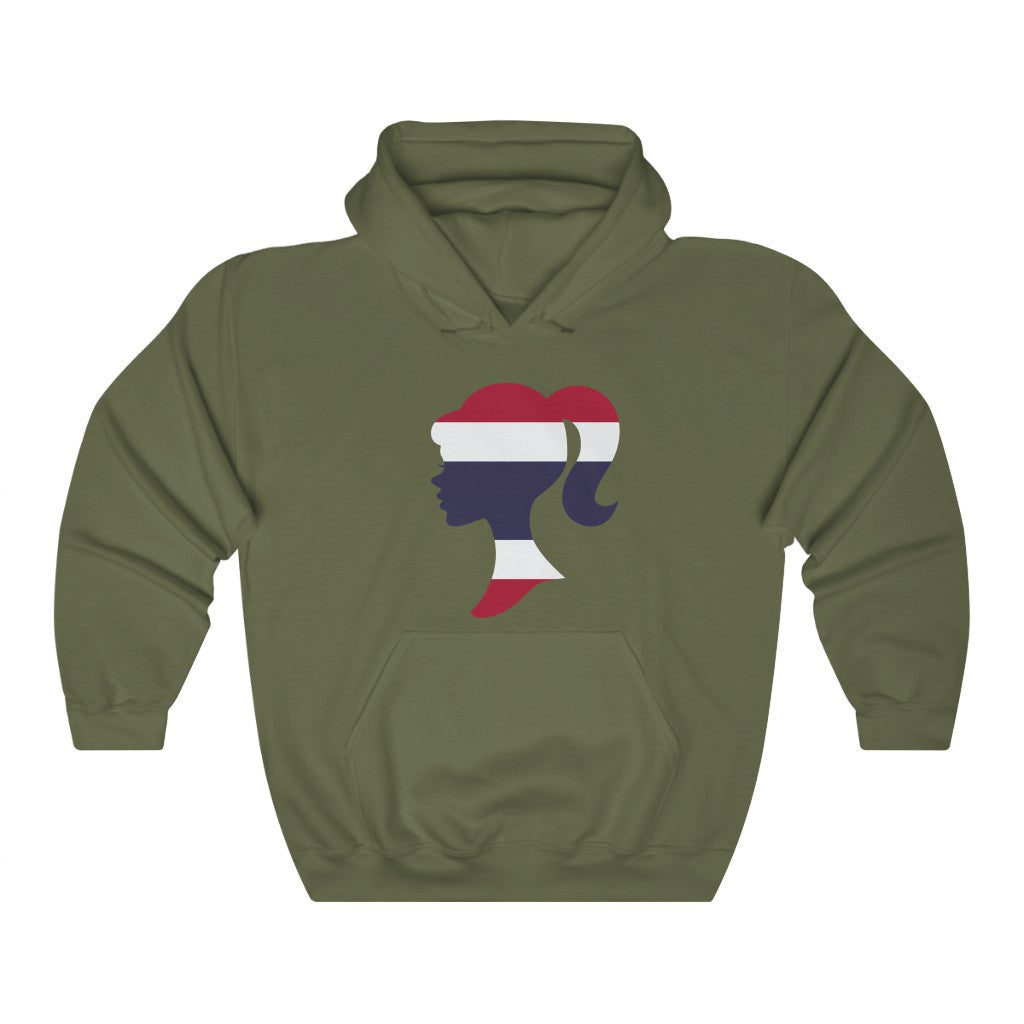 Thailand Girl Flag Hoodie Sweatshirt - Unisex