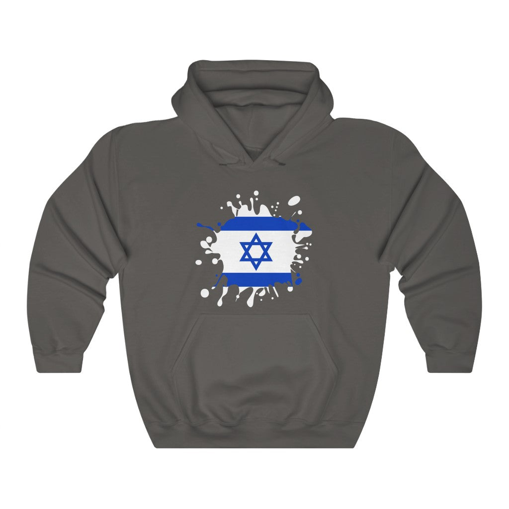 Israel Splat Flag Hoodie Sweatshirt - Unisex