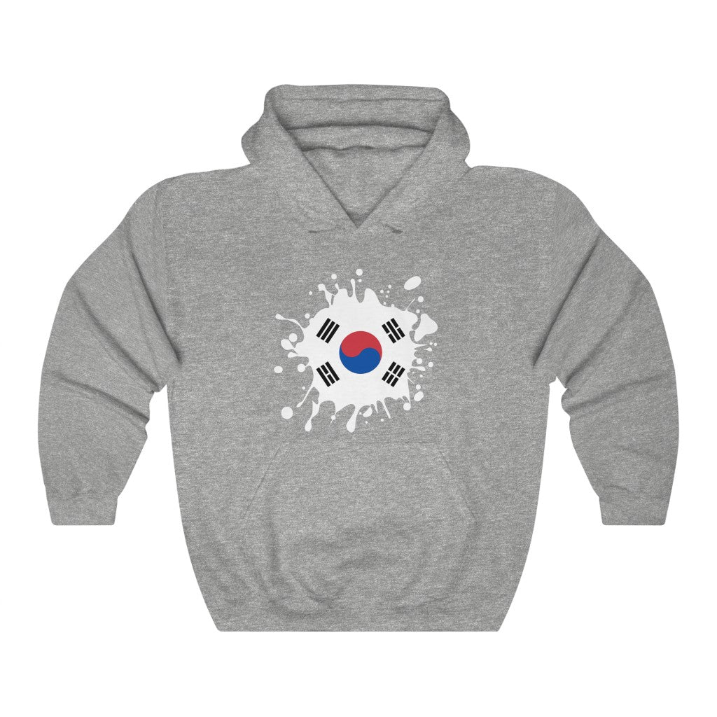 South Korea Splat Flag Hoodie Sweatshirt - Unisex