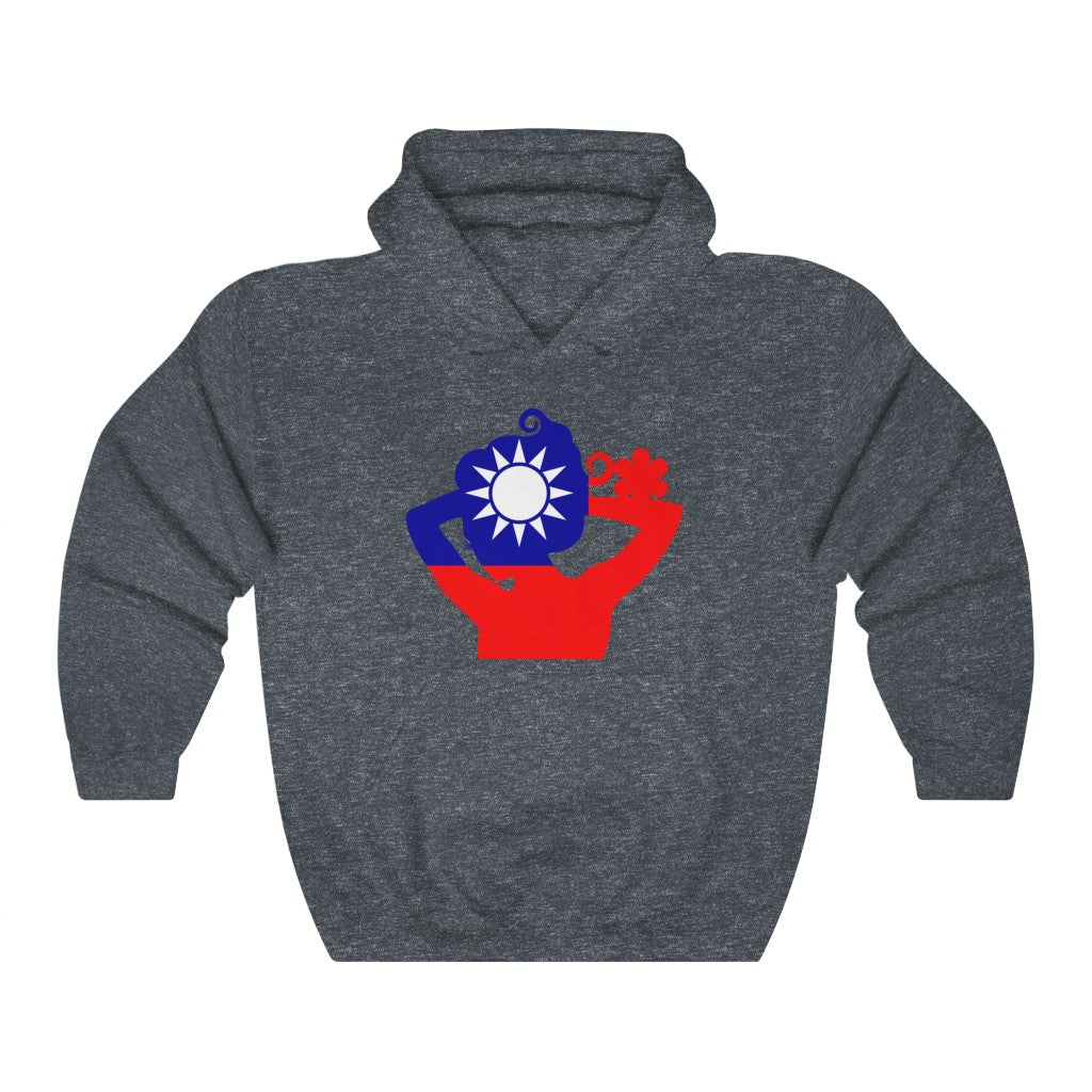 Republic of China - Taiwan Lady Flag Hoodie Sweatshirt - Unisex
