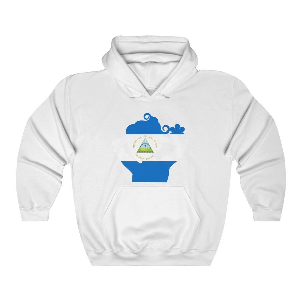 Nicaragua Lady Flag Hoodie Sweatshirt - Unisex
