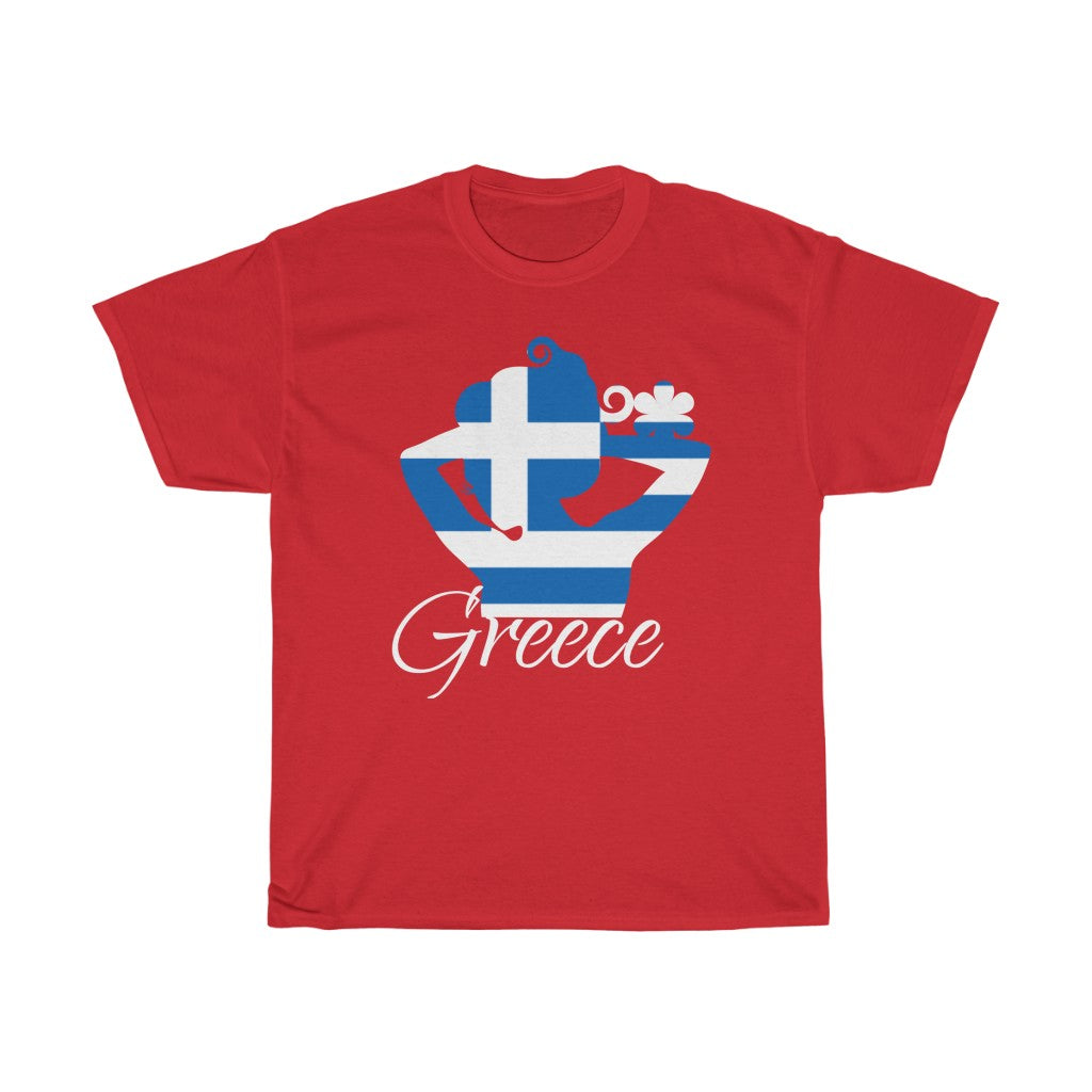 Greece Lady Flag Standard Tee 2 - Unisex