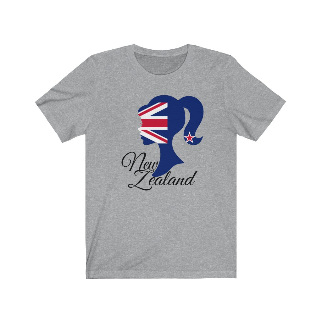 New Zealand Girl Flag Premium Tee 1 - Unisex