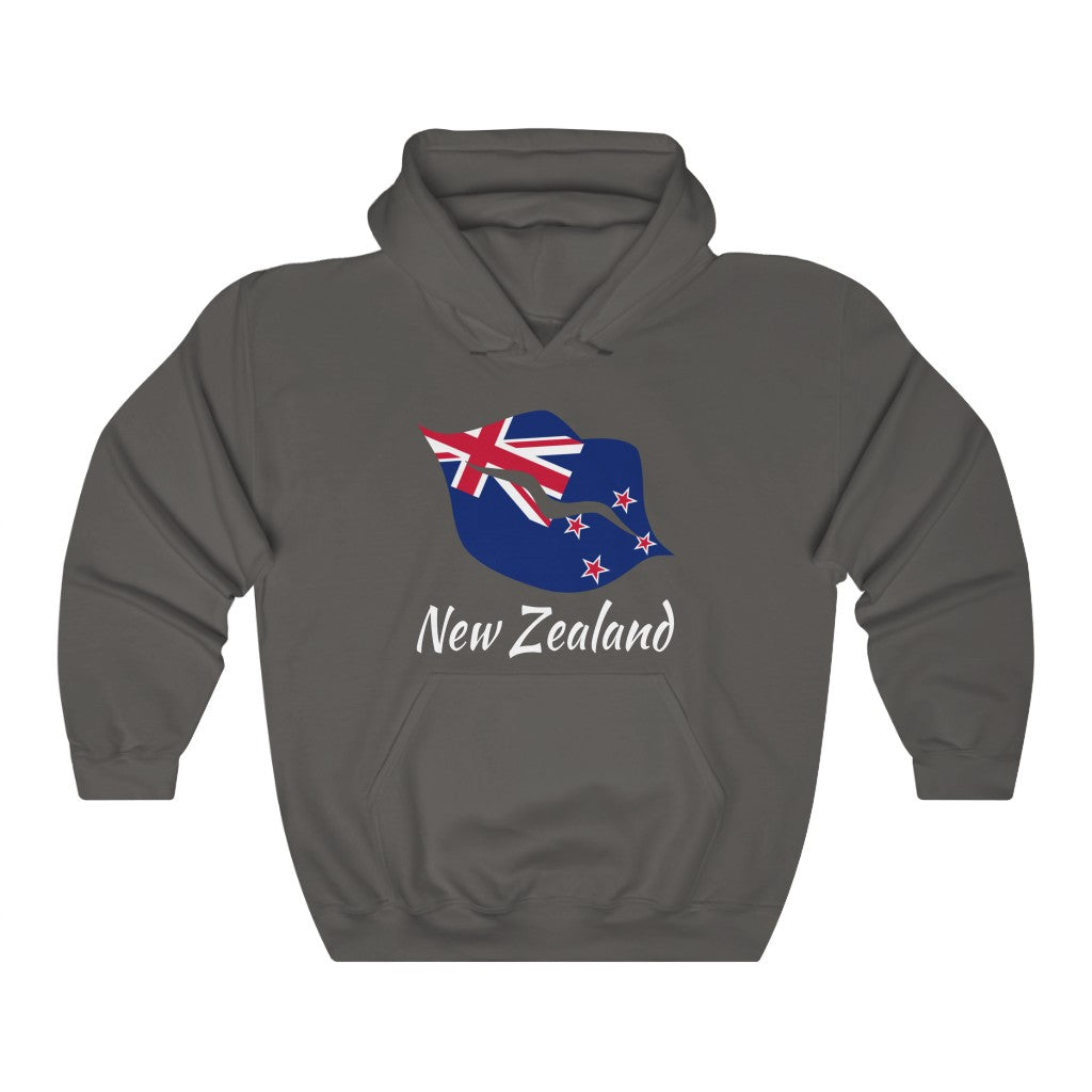 New Zealand Lips Flag Hoodie Sweatshirt 2 - Unisex