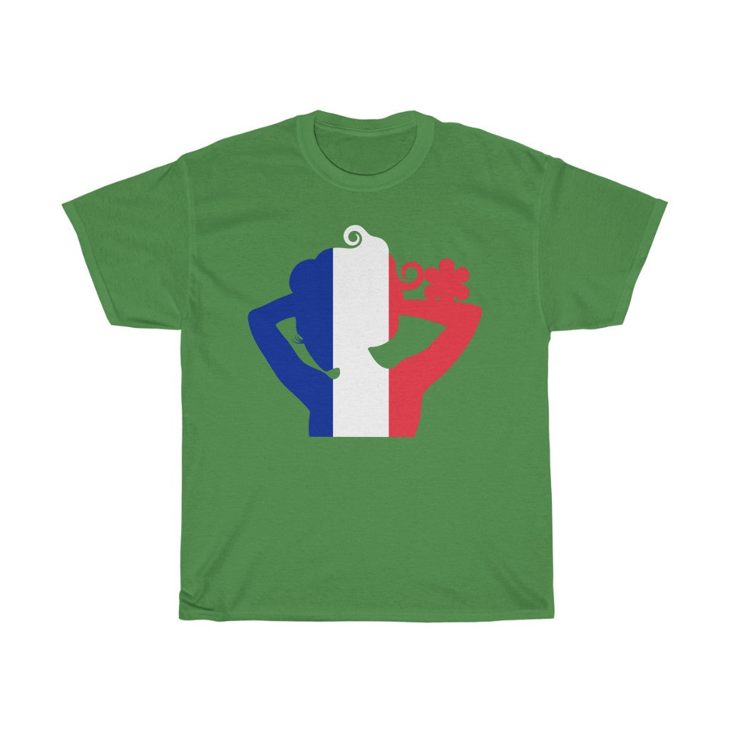 France Lady Flag Standard Tee - Unisex