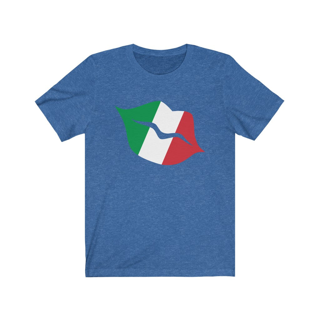 Italy Lips Flag Premium Tee - Unisex