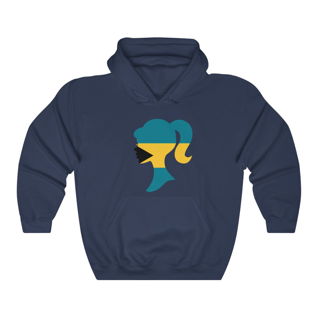 Bahamas Girl Flag Hoodie Sweatshirt - Unisex
