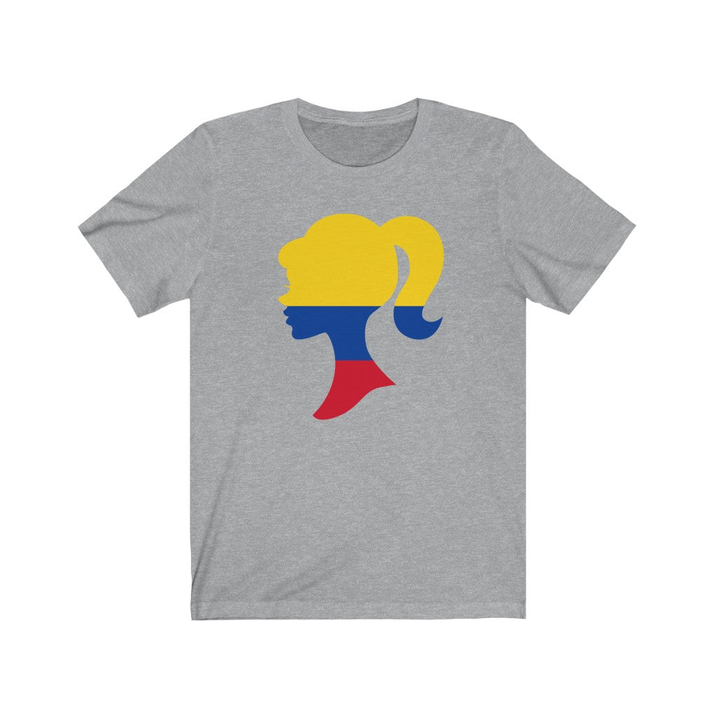 Colombia Girl Flag Premium Tee - Unisex