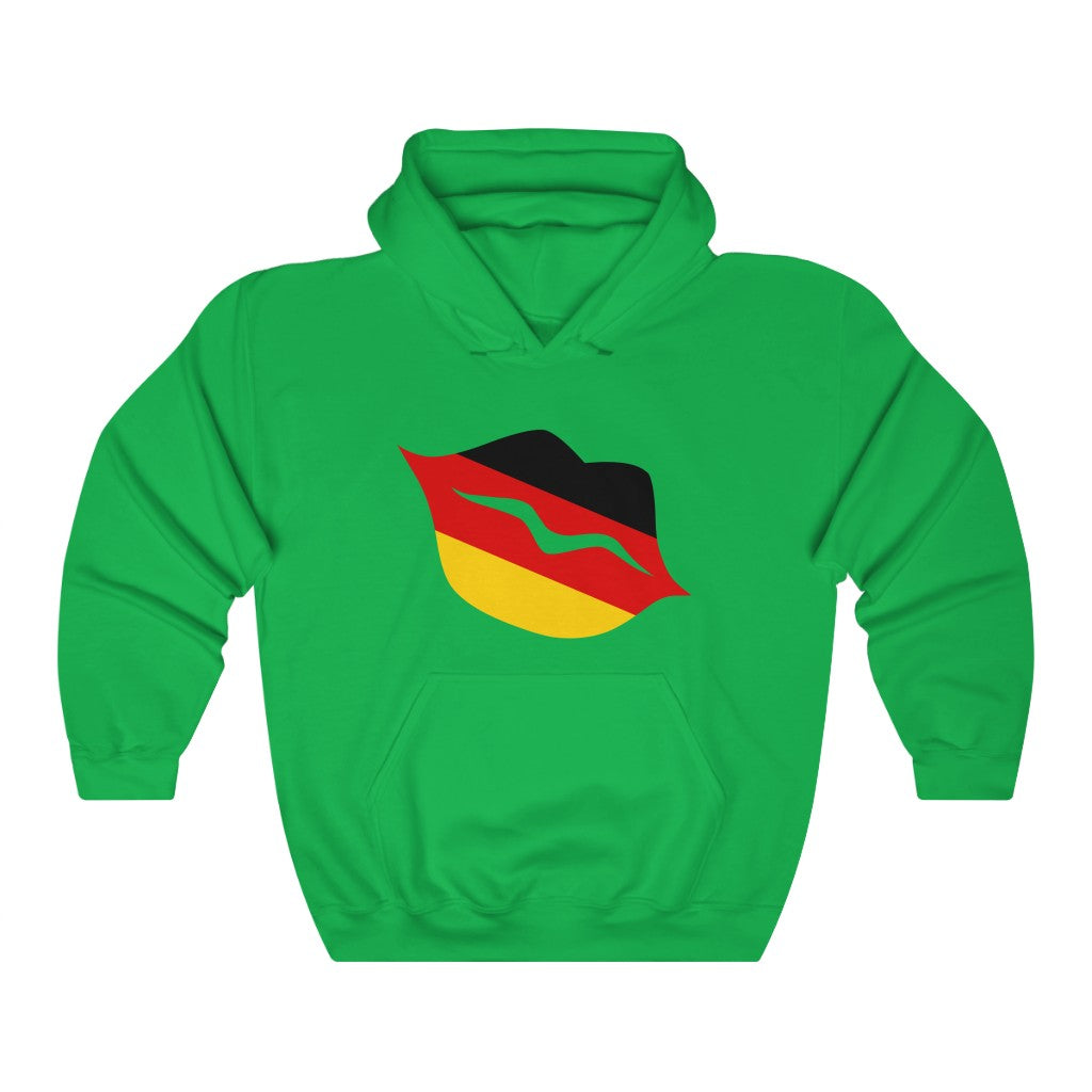 Germany Lips Flag Hoodie Sweatshirt - Unisex