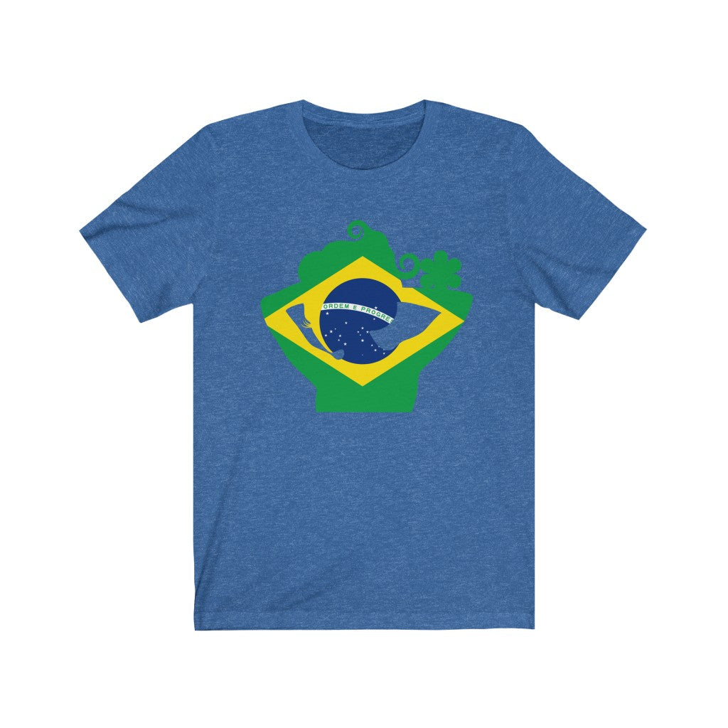 Brazil Lady Flag Premium Tee - Unisex