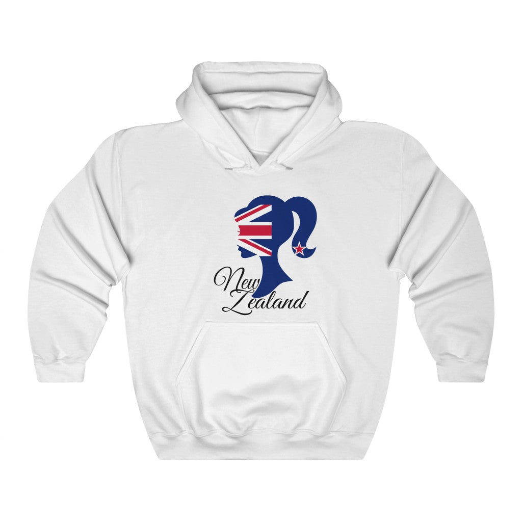 New Zealand Girl Flag Hoodie Sweatshirt 1 - Unisex