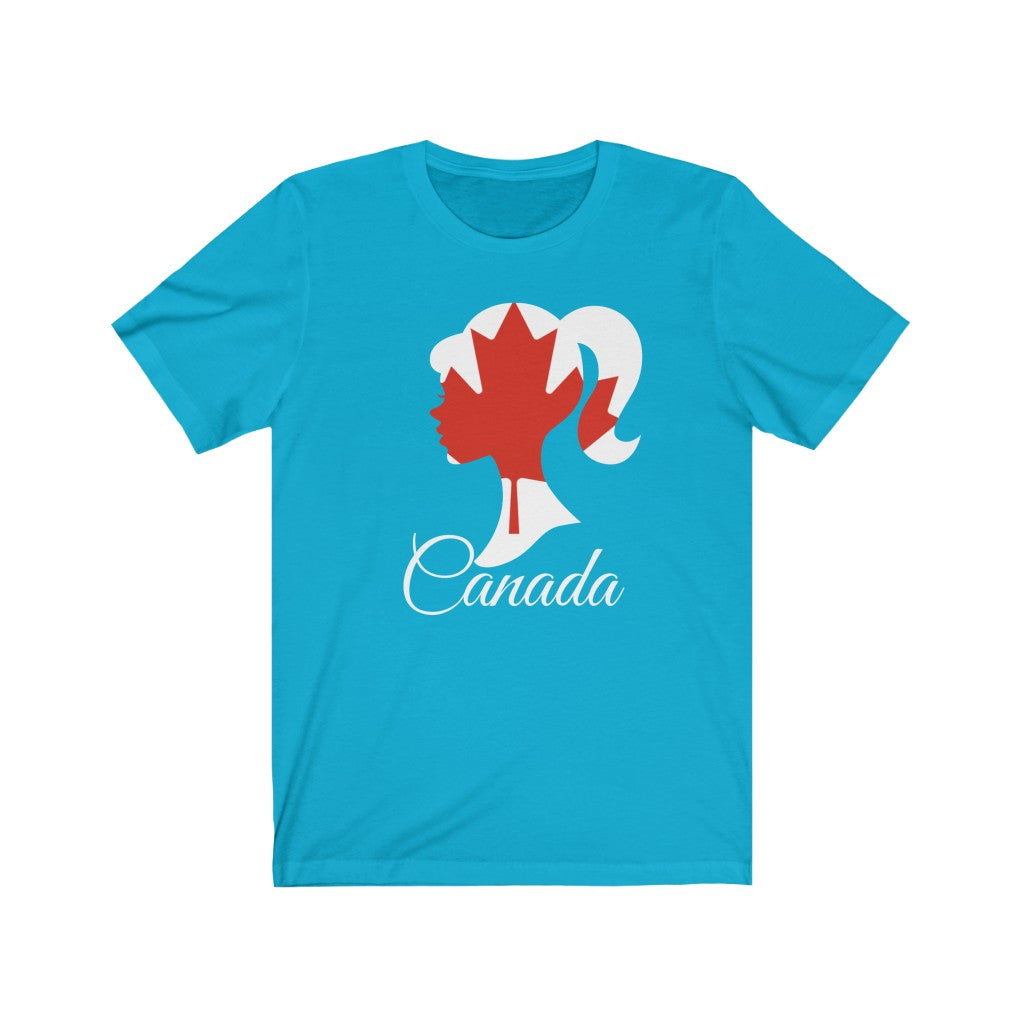 Canada Girl Flag Premium Tee 2 - Unisex
