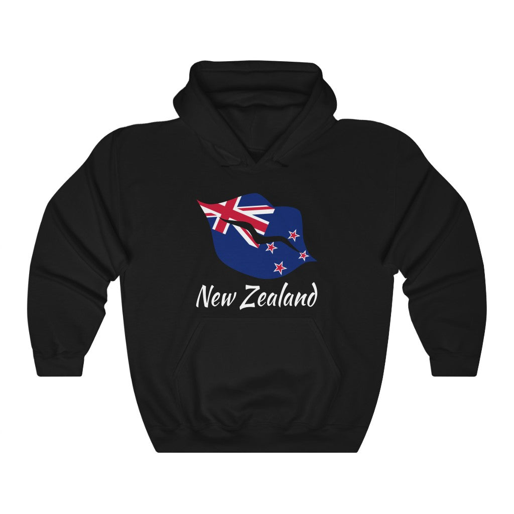 New Zealand Lips Flag Hoodie Sweatshirt 2 - Unisex