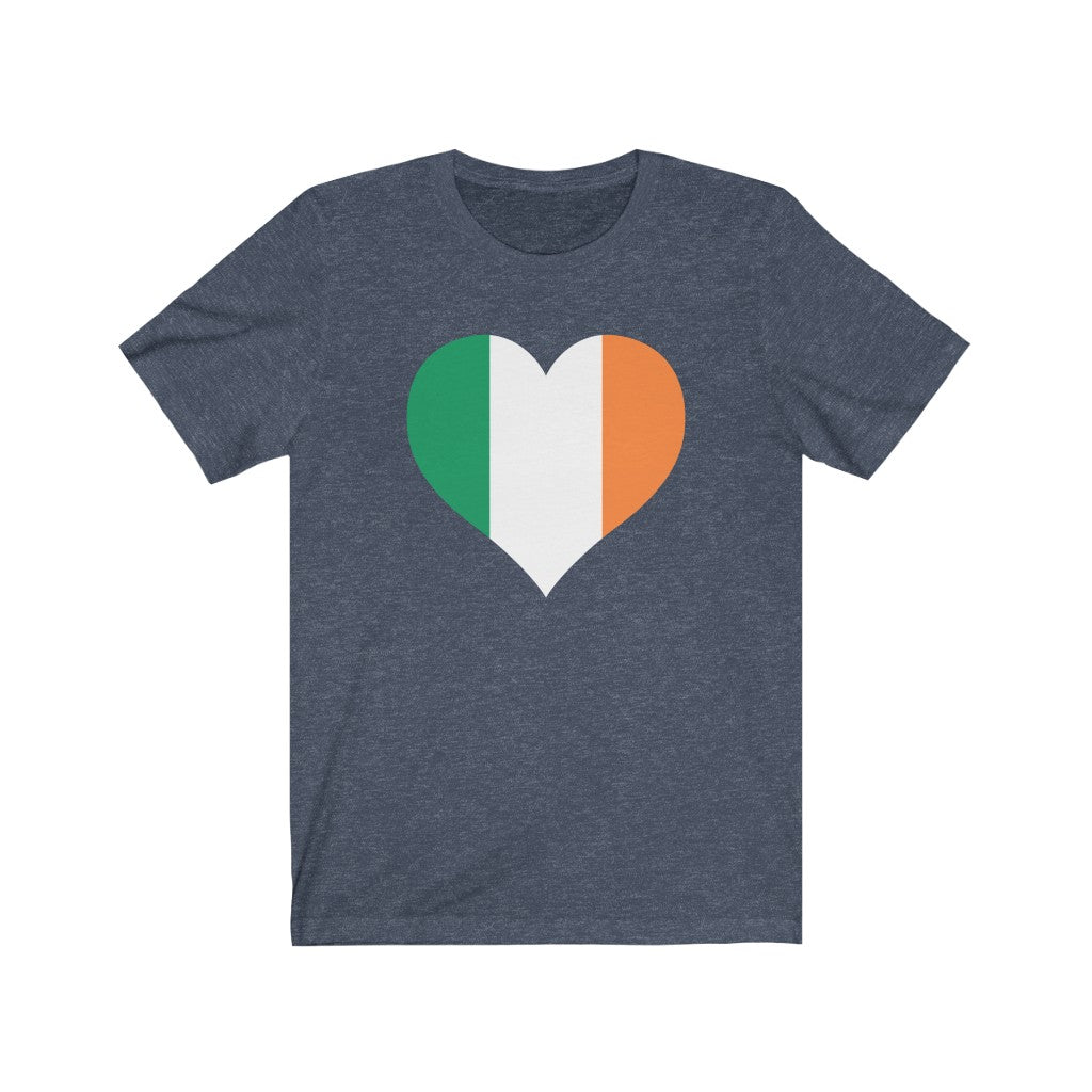 Ireland Heart Flag Premium Tee - Unisex