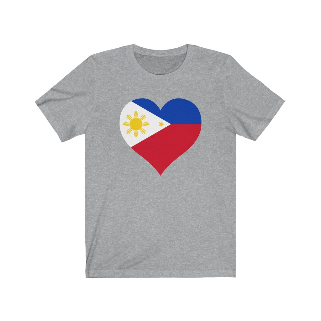 Philippines Heart Flag Premium Tee - Unisex