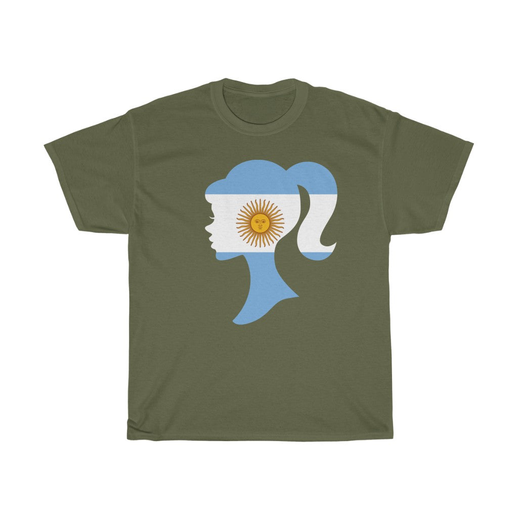 Argentina Girl Flag Standard Tee - Unisex
