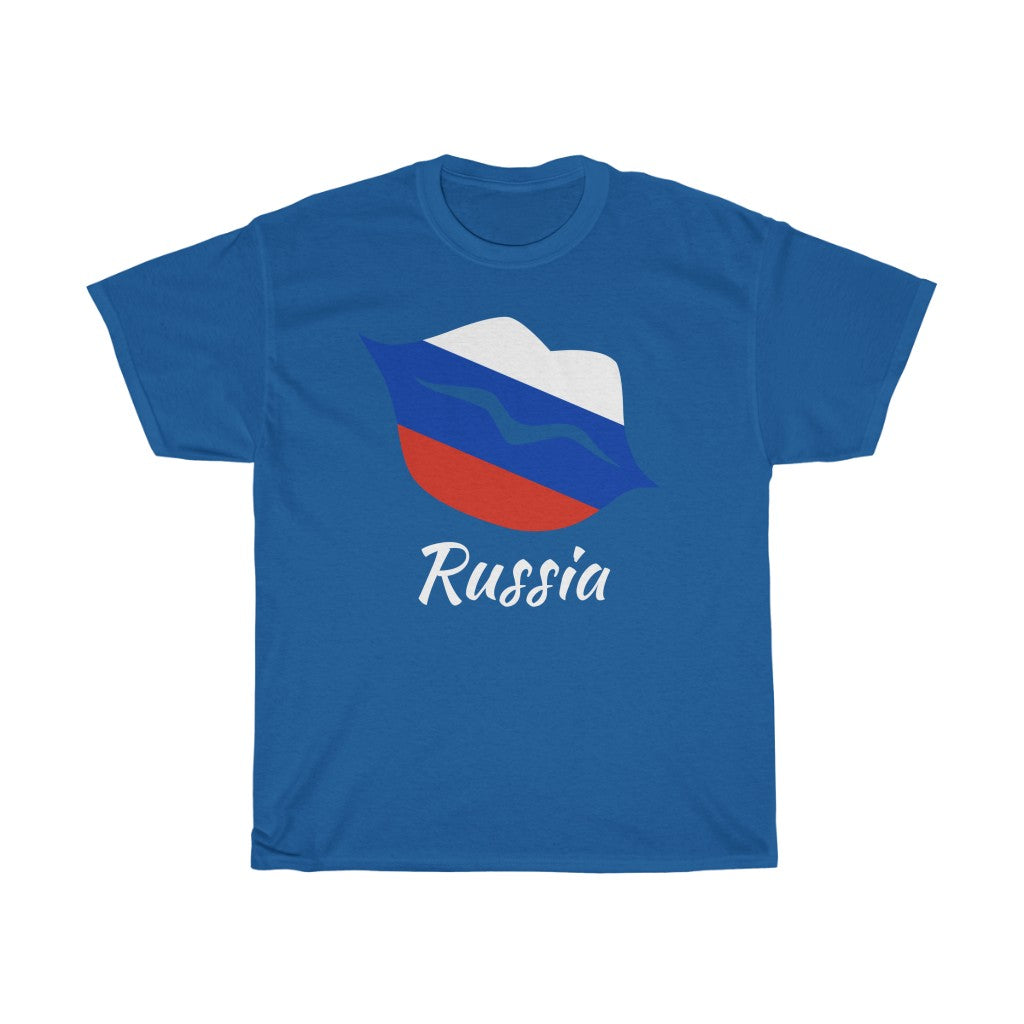 Russia Lips Flag Standard Tee 2 - Unisex