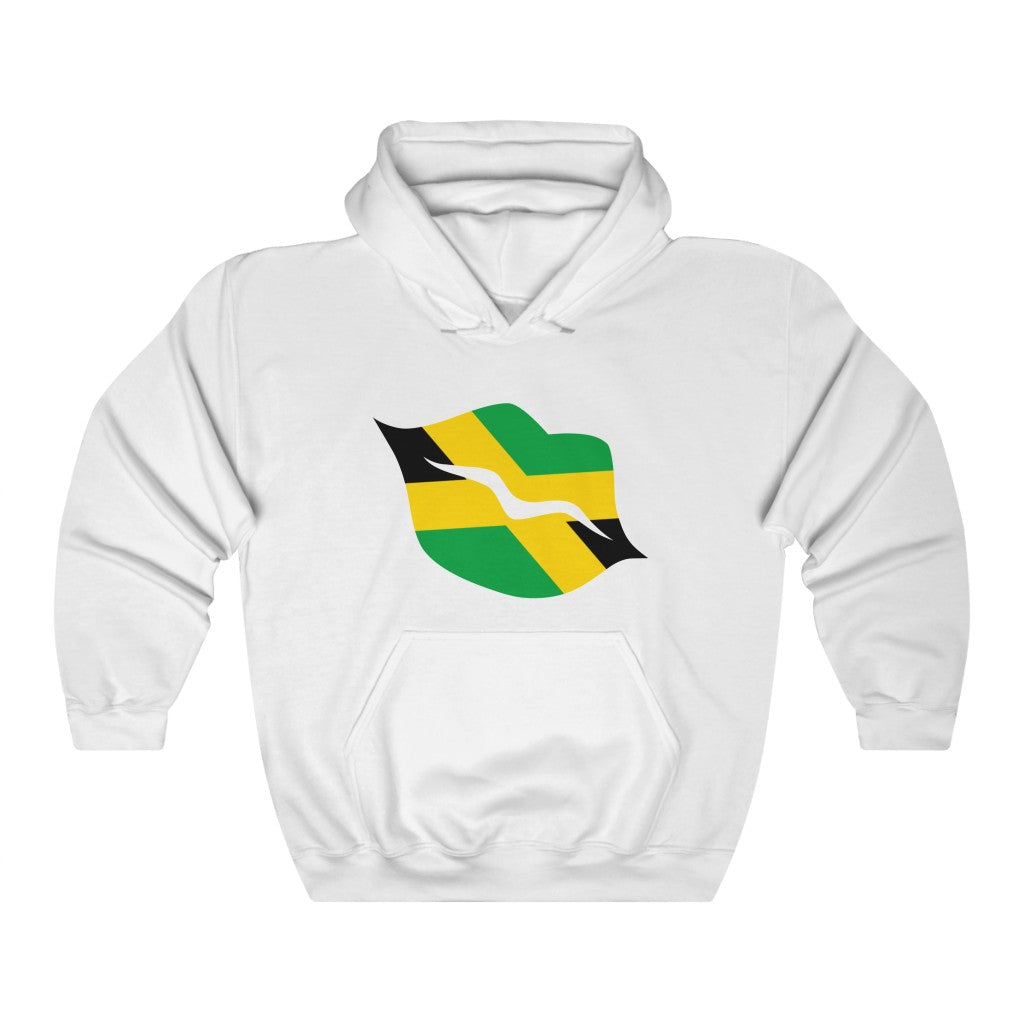 Jamaica Lips Flag Hoodie Sweatshirt - Unisex