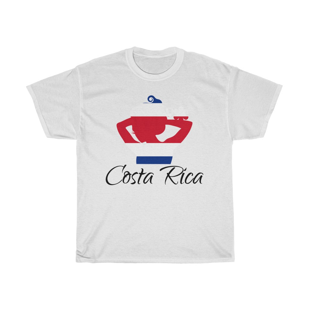 Costa Rica Lady Flag Standard Tee 1 - Unisex