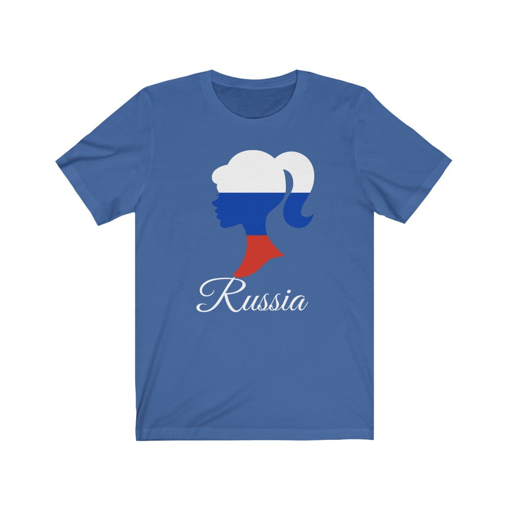 Russia Girl Flag Premium Tee 2 - Unisex