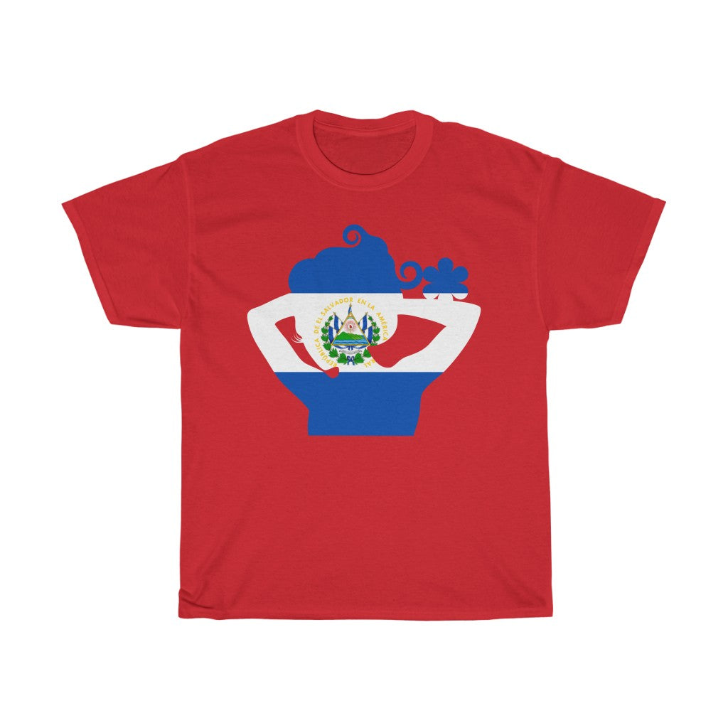 El Salvador Lady Flag Standard Tee - Unisex